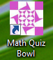Screenshoot of Math Quiz Bowl AIR shortcut